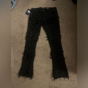 Damati Stacked jeans Very good fit size 38 fit like a 33 good distressing